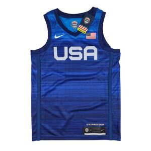 Nike Team USA Limited Edition Road Basketball Jersey in Blue Men's Sz M